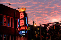 BB King's Blues Club At Dusk